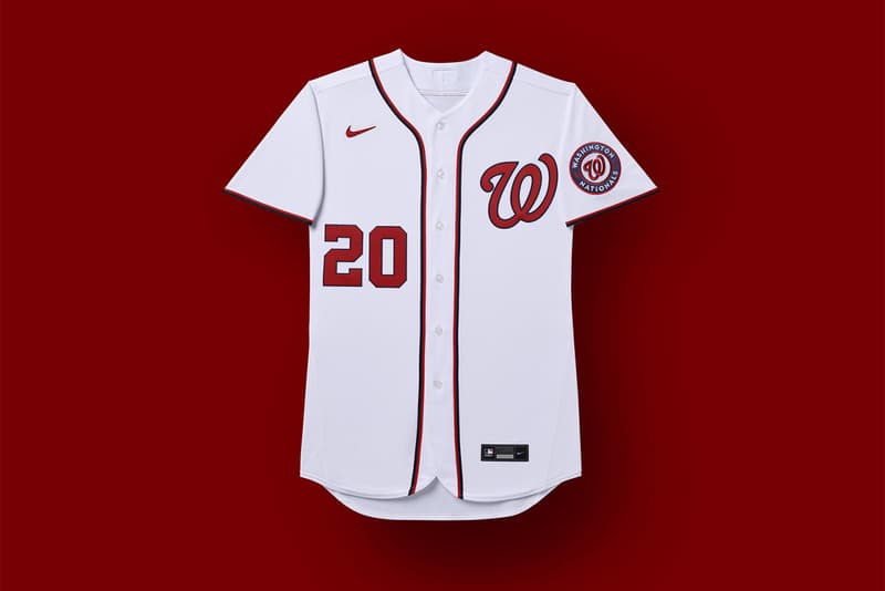 Nike Reveals First embroidered Swoosh MLB Jerseys jock tag branded major league baseball 2020 upcoming season graphics sponsor partner official apparel uniform yankees