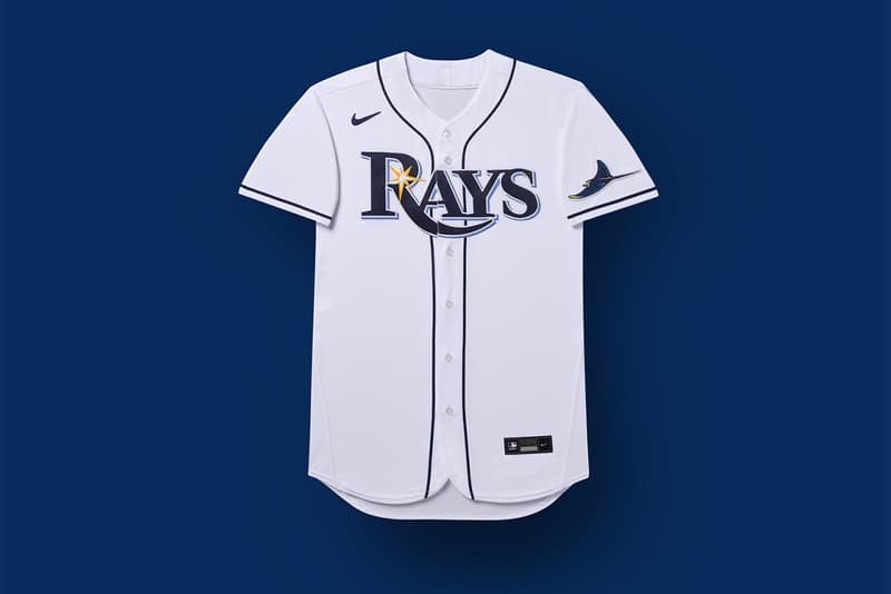 Nike Reveals First embroidered Swoosh MLB Jerseys jock tag branded major league baseball 2020 upcoming season graphics sponsor partner official apparel uniform yankees