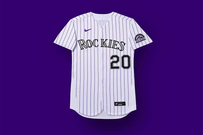 Nike Reveals First embroidered Swoosh MLB Jerseys jock tag branded major league baseball 2020 upcoming season graphics sponsor partner official apparel uniform yankees