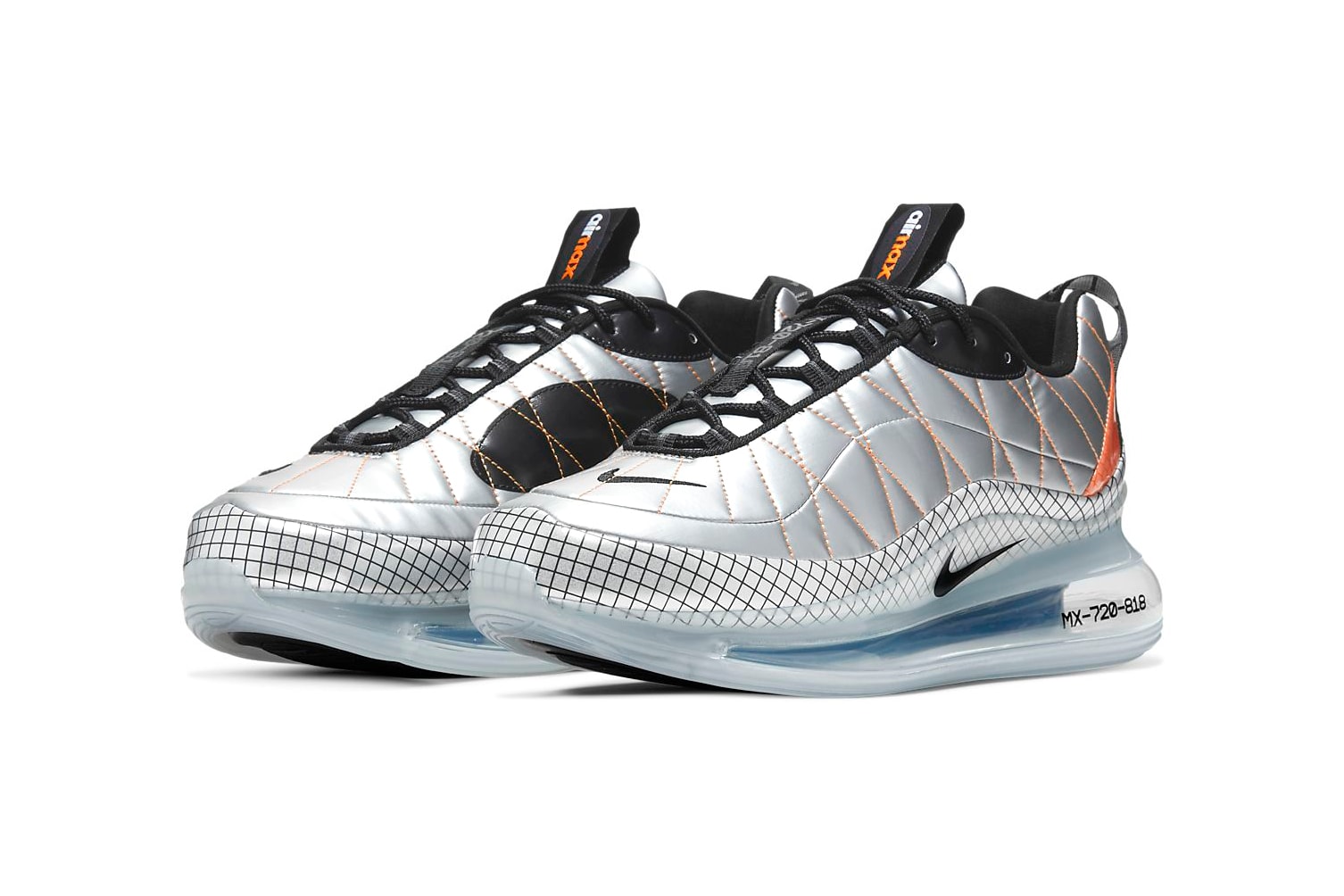 Nike's Releases Futuristic MX-720-818 in Metallic Silver and