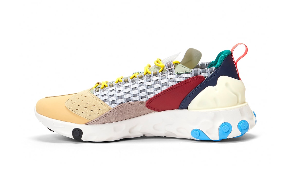 Nike React Sertu wolf Grey AT5301 001 multi color sneakers shoes trainers runners kicks lifestyle woven grosgrain fall winter 2019 footwear foam midsole suede leather rubber the 10th