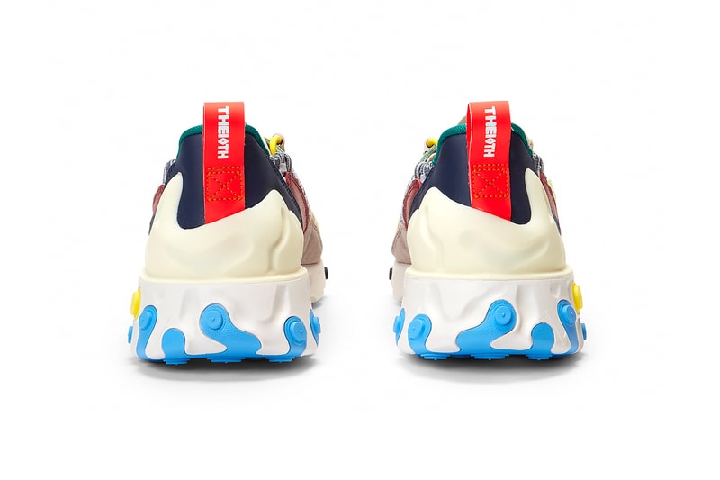 Nike React Sertu wolf Grey AT5301 001 multi color sneakers shoes trainers runners kicks lifestyle woven grosgrain fall winter 2019 footwear foam midsole suede leather rubber the 10th