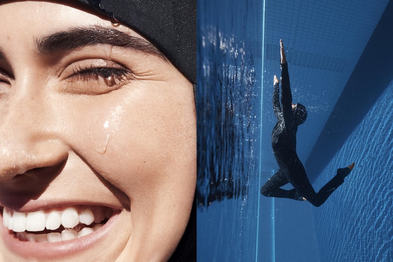 Nike Victory Swim Collection Release Info lookbooks swoosh swimwear nike pro hijab womenswear diversity 