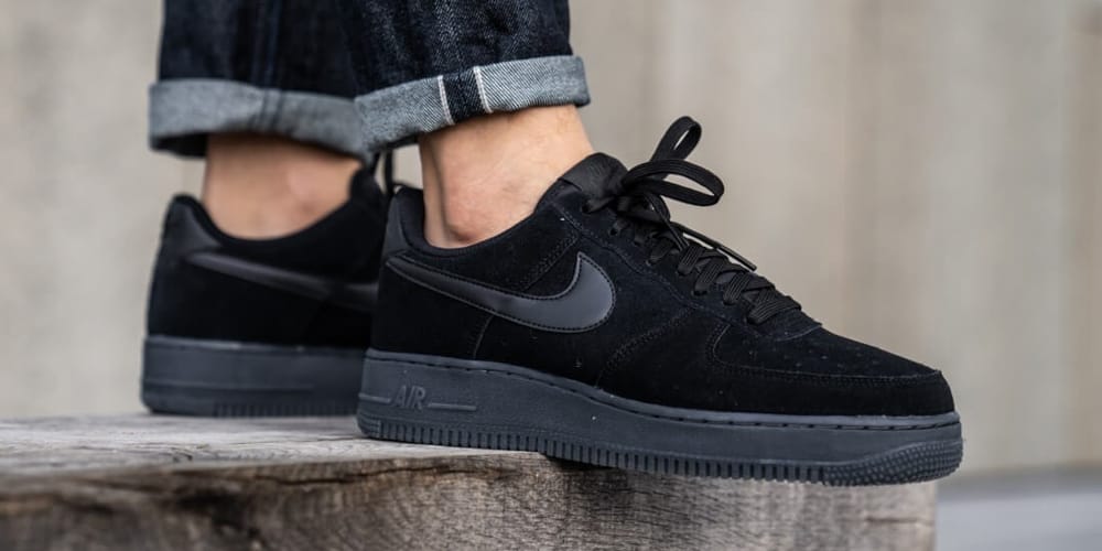 nike air force 1 (m) black white anthracite