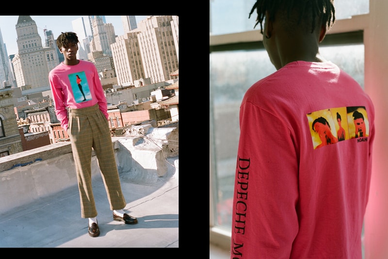 NOAH Depeche Mode 'Violator' Capsule Collection T-shirts Hoodies Knitwear Long Sleeves Rose "Personal Jesus" "World in My Eyes" "Enjoy the Silence" "Policy of Truth" Beanies Scarves Jackets