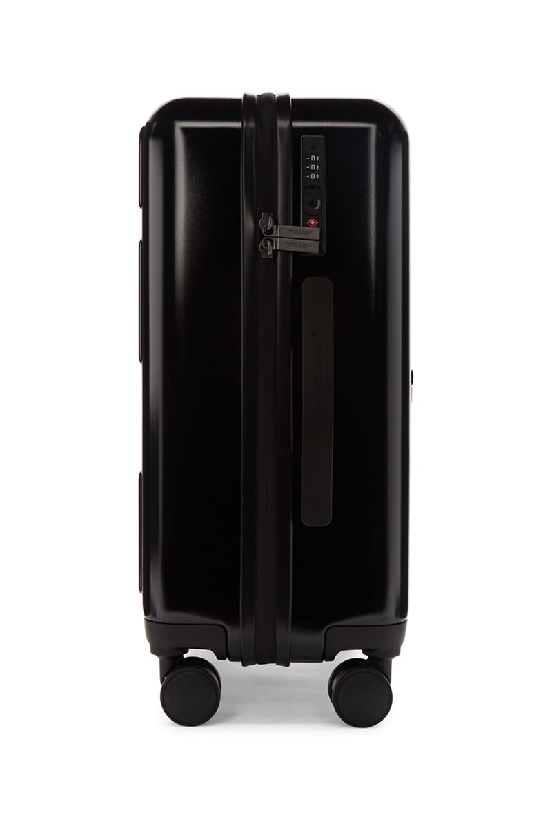 Off-White™ Arrows "FOR TRAVEL" Suitcases Release Information First Look Travel Virgil Abloh Streetwear Black Yellow White SSENSE How to Cop Luggage