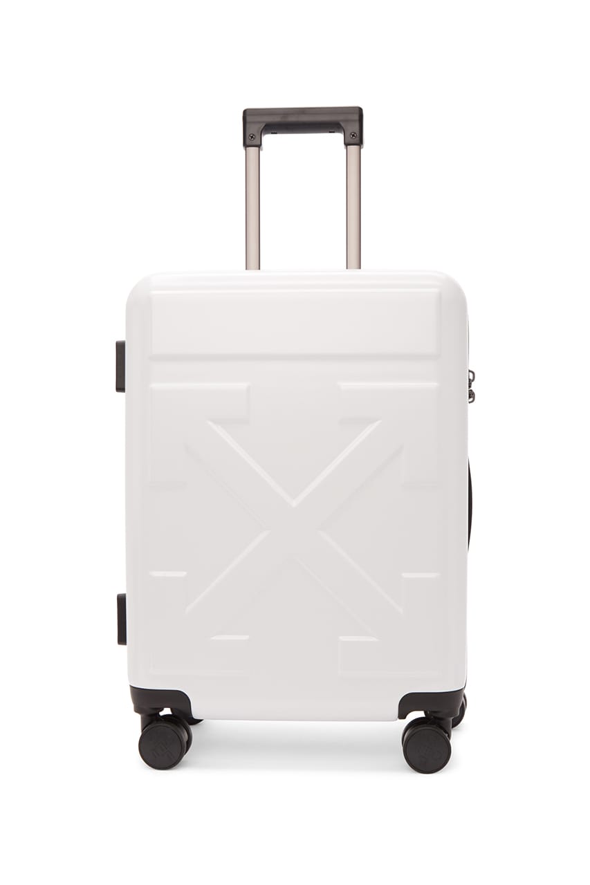 off white trolley bag