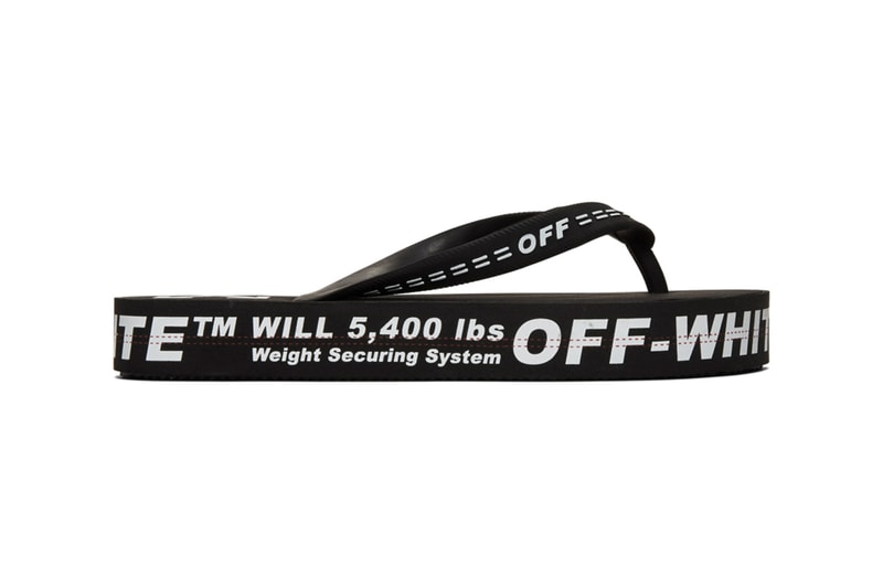 Off White Industrial Flip Flops Release Info Date Buy Price Yellow Black White Beige Virgil Abloh SSENSE