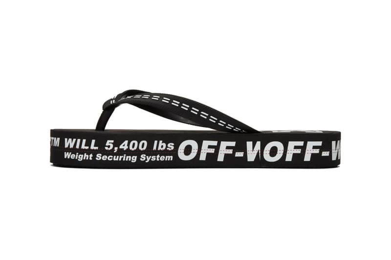 Off White Industrial Flip Flops Release Info Date Buy Price Yellow Black White Beige Virgil Abloh SSENSE