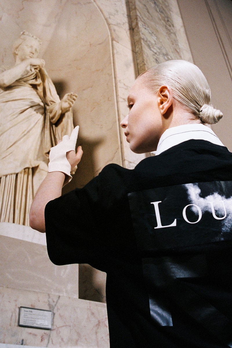 Musée du Louvre x Off-White™ Capsule Collection Leonardo da Vinci T-shirts Hoodies Black White Orange Paintings 'Virgin of the Rocks' 'The Virgin and Child with Saint Anne'