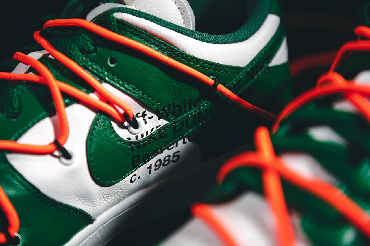 Nike Off-White x Dunk Low 'Pine Green