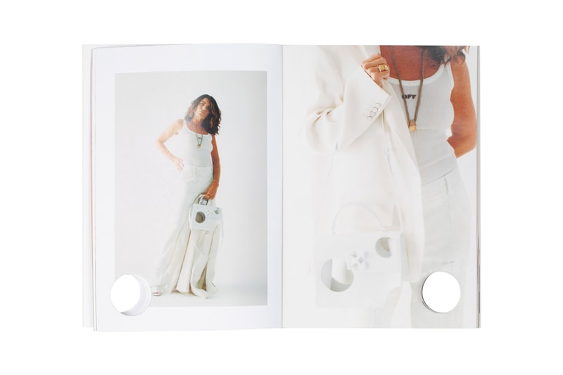 Off-White™ Perforated Book Meteor Bag Release Paris Fashion Week Spring/Summer 2020 White 