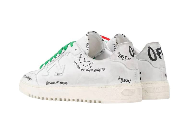 Off-White Sharpie Distressed Off-Court 3.0 Low 2.0 Release shoes sneakers footwear virgil abloh kicks footwear italian trainers 