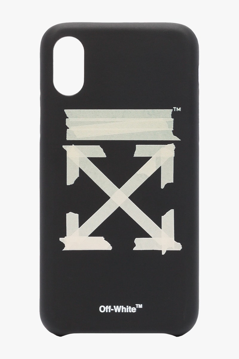 Off-White Tape Arrows iPhone XS Case Release virgil abloh apple browns fashion