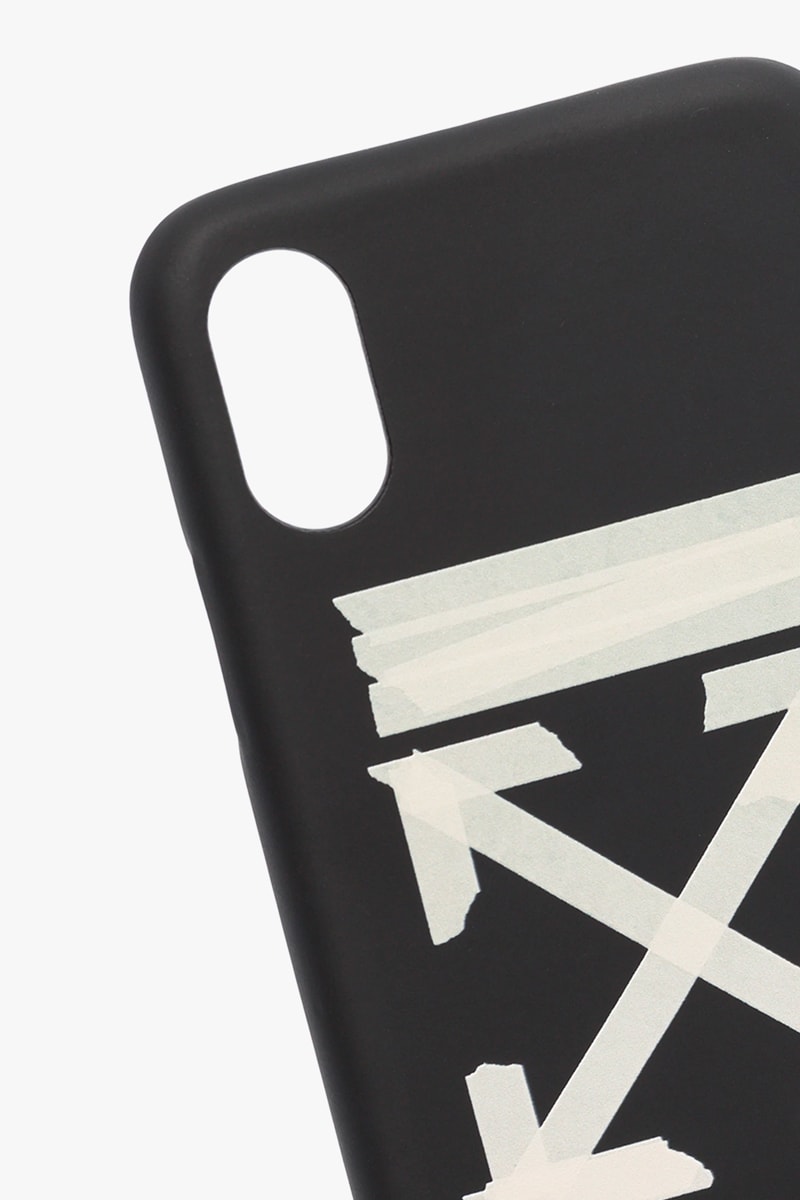Off-White Tape Arrows iPhone XS Case Release virgil abloh apple browns fashion