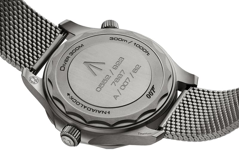 OMEGA Seamaster Diver 300M No Time To Die 007 Edition Release Info Date Milanese strap Daniel Craig
