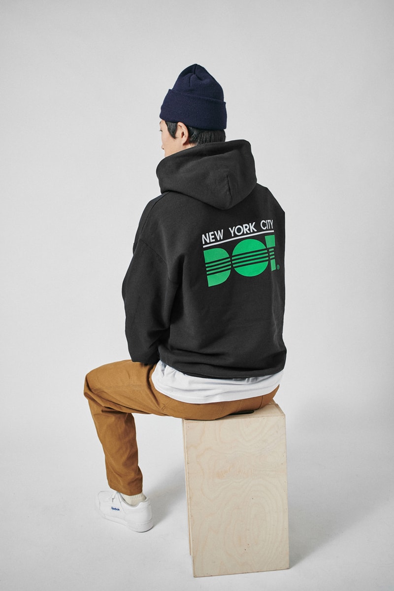 Only NY Holiday 2019 Lookbook Collection City of New York Department of Parks and Recreation Department of Sanitation Department of Transportation Hoodies Long Sleeves T-shirts Green Black Navy Pink White Red