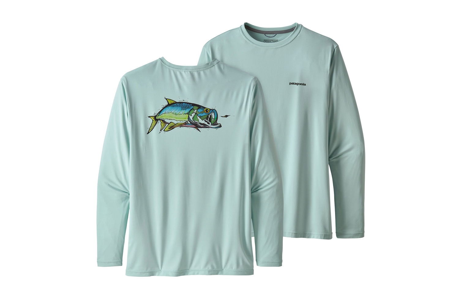 Patagonia Men's Graphic Tech Fish Tee 52146_EBDS - Duranglers Fly Fishing  Shop & Guides