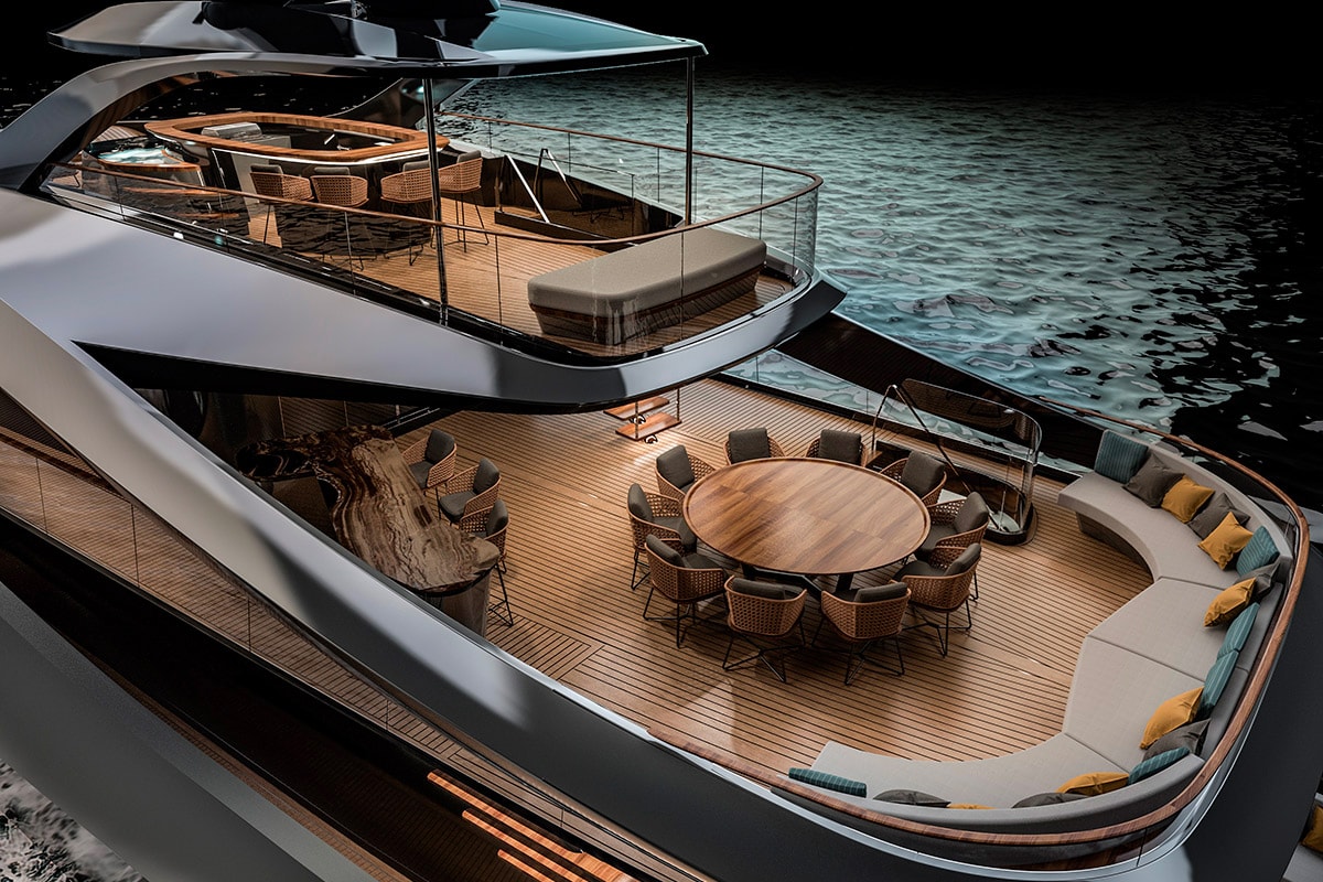 italian design pininfarina rossinavi super sport 65 yacht luxury boats ships 