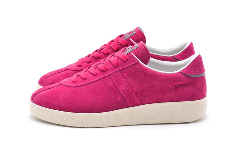 pop trading company karhu release information trampas t-shirt sneaker footwear shocking pink grunge grey buy cop purchase amsterdam finland helsinki