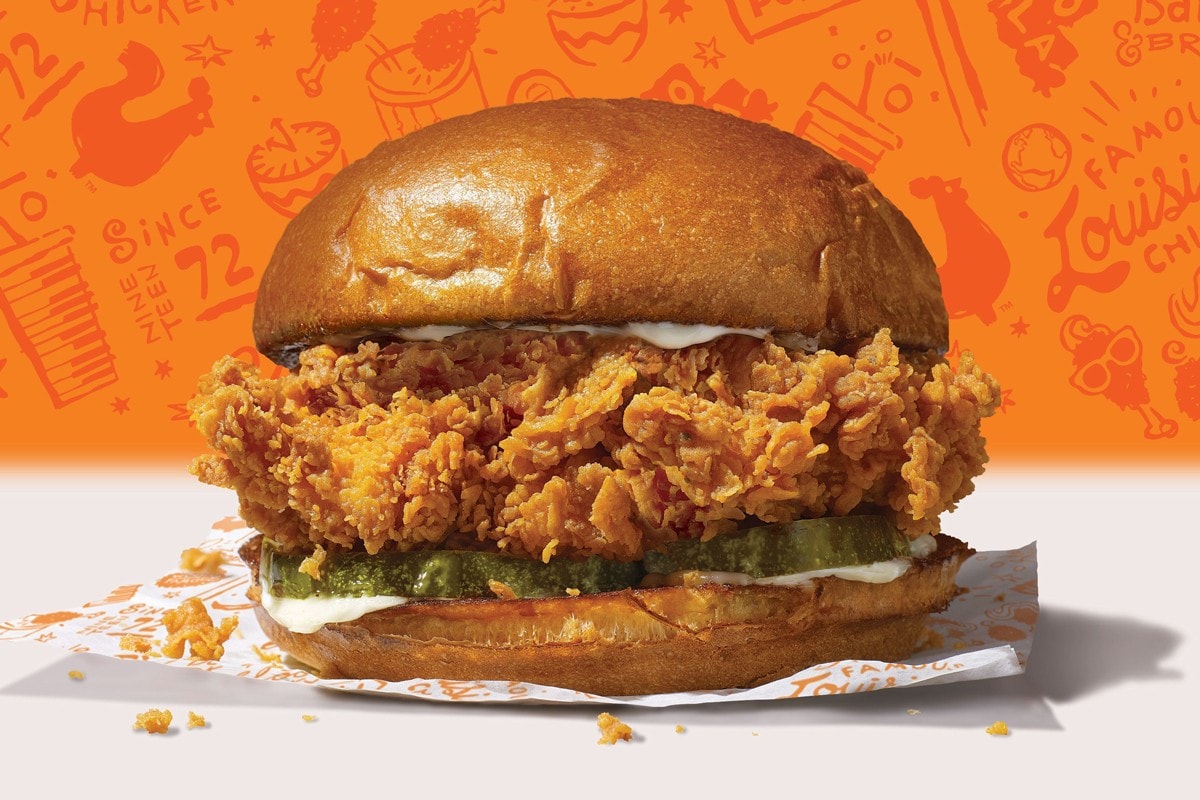 Popeyes Selling $120,003.99 USD Duct-Taped Chicken Sandwich Maurizio Cattelan art Basel Miami Comedian 