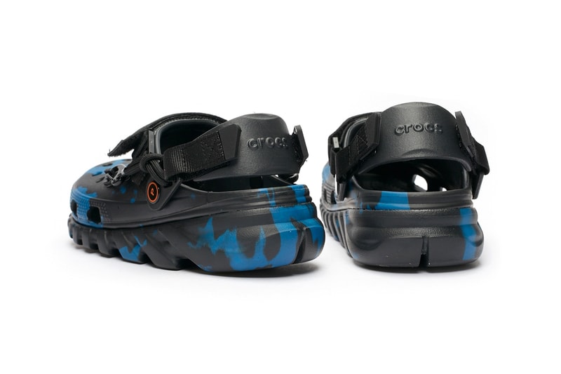 Post Malone x Crocs Duet Max Clog Release  Crocs footwear Posty Camo Clogs Foam comfort 