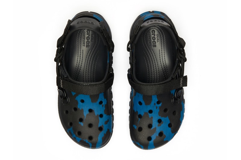 Post Malone x Crocs Duet Max Clog Release  Crocs footwear Posty Camo Clogs Foam comfort 