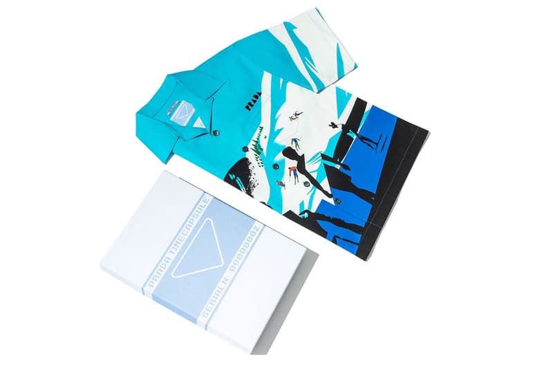 Prada Time Capsule January 2020 Shirt Launch program camp collar exclusive limited 24 hour release camp collar rem koolhaas