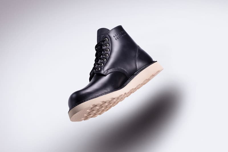 fragment design x Red Wing Boot Hiroshi Fujiwara Collaboration 4679 Mock Toe Black Leather 466 Round Toe