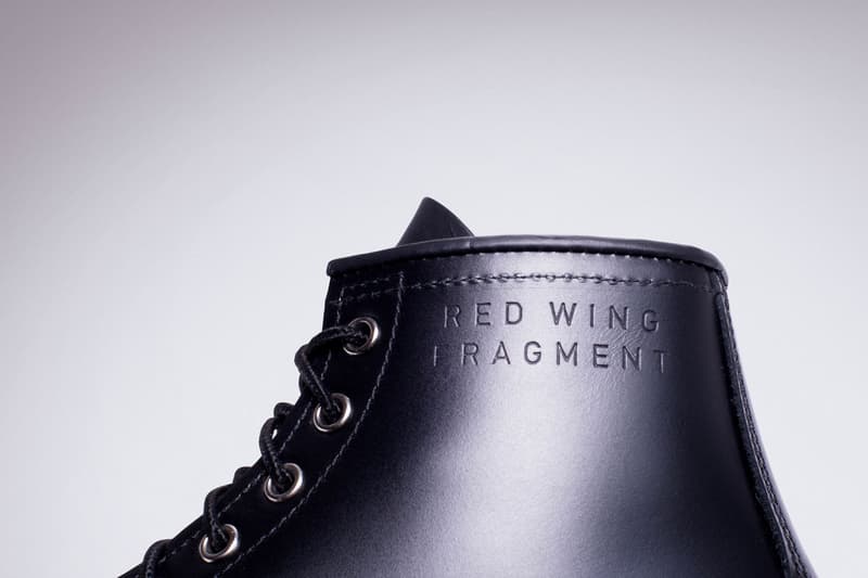 fragment design x Red Wing Boot Hiroshi Fujiwara Collaboration 4679 Mock Toe Black Leather 466 Round Toe