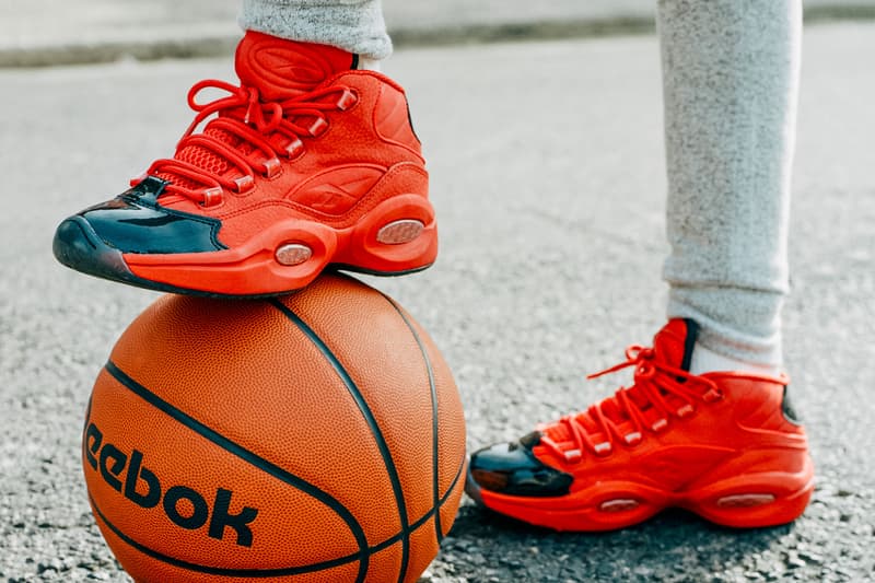 reebok question mid heart over hype red black Philadelphia philly release date info photos price allen iverson Josh Richardson 76ers