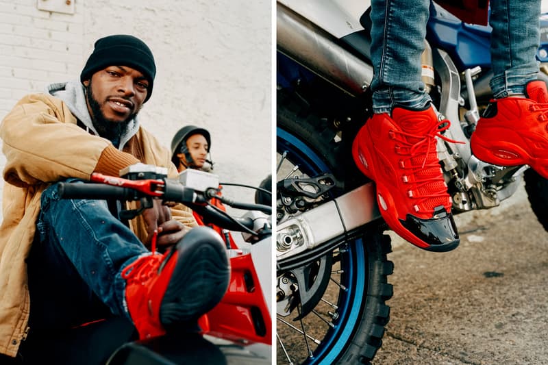 reebok question mid heart over hype red black Philadelphia philly release date info photos price allen iverson Josh Richardson 76ers