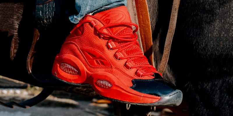 black and red reebok question