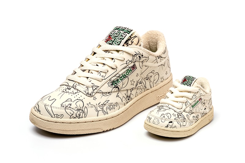 Reebok Tom and Jerry 2019 Capsule collection footwear shoes sneakers runners trainers court kicks cartoons animation 80 years warner bros Club C Revenge instapump fury