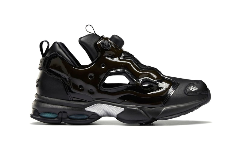 Reebok Fury Millennium Black Triple shoes sneakers footwear kicks runners trainers DV7676 instapump pump fit technology button eva midsole dmx cushioning 2001 retro OG