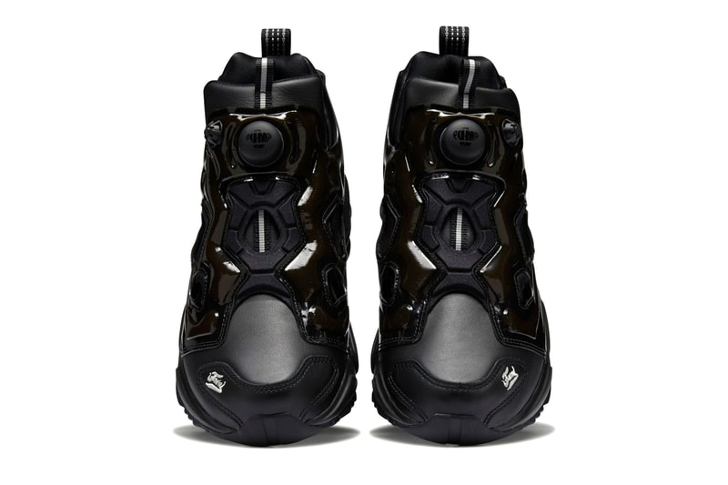 Reebok Fury Millennium Black Triple shoes sneakers footwear kicks runners trainers DV7676 instapump pump fit technology button eva midsole dmx cushioning 2001 retro OG