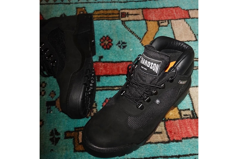 Richardson Winter 2019 Timberland Field Boot Drop Black Beef & Broccoli Hat Polar Fleece Jacket Black "Beef & Broccoli" Ebbets Field Flannels Hats Caps Richardson World Engineered Col