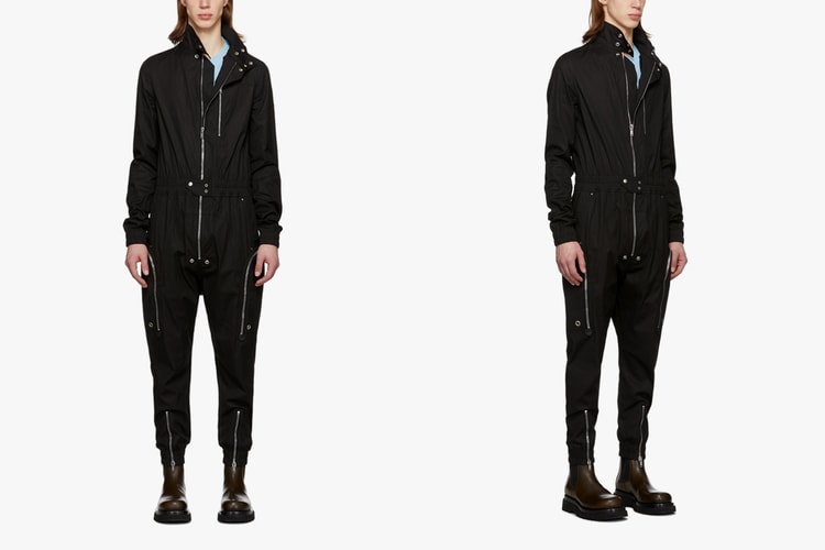 Rick Owens Unveils Tactical Black Bodybag Jumpsuit