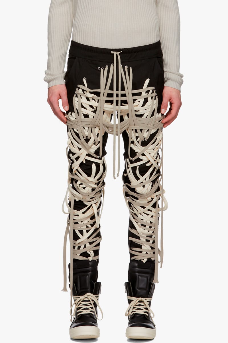 Rick Owens Mega Laced Cargo Trousers Release  Hypebeast