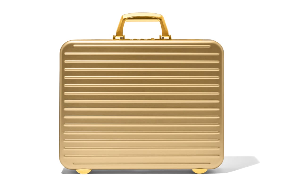 RIMOWA Gold Attaché Briefcase Release 