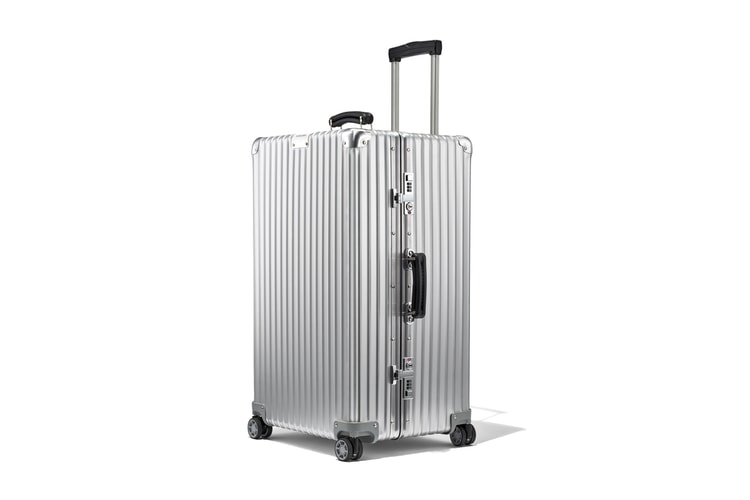 RIMOWA Classic Trunk Receives Silver Aluminum Version