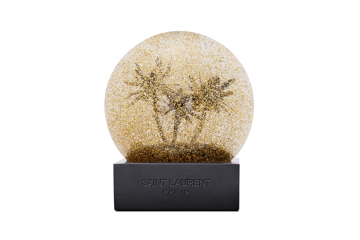 Saint Laurent Rive Droite Holidays 2019 Collection Homeware Christmas Gifts Presents Luxury Xmas Tree Pinewood Forest Baccarat Black Heart Amor, Louxor vase, Louxor vide-poche Louxor Tumblers Ski SetPierre Hermé 