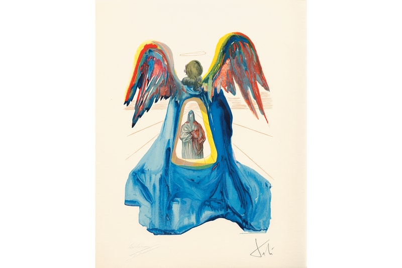 salvador dali plains art museum stairway to heaven artworks works on paper watercolor surrealism surrealist 