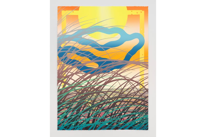 Sam Friedman Presents Abstract Beach Landscapes in New Monoprint Series