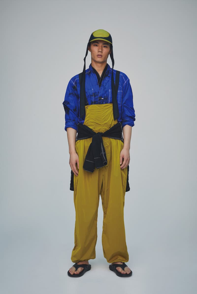 Sasquatchfabrix Spring Summer 2020 Collection lookbook traditional japanese garments wonder worker guerilla design studio Daisuke Yokoyama streetwear kaneai noragi seasonal