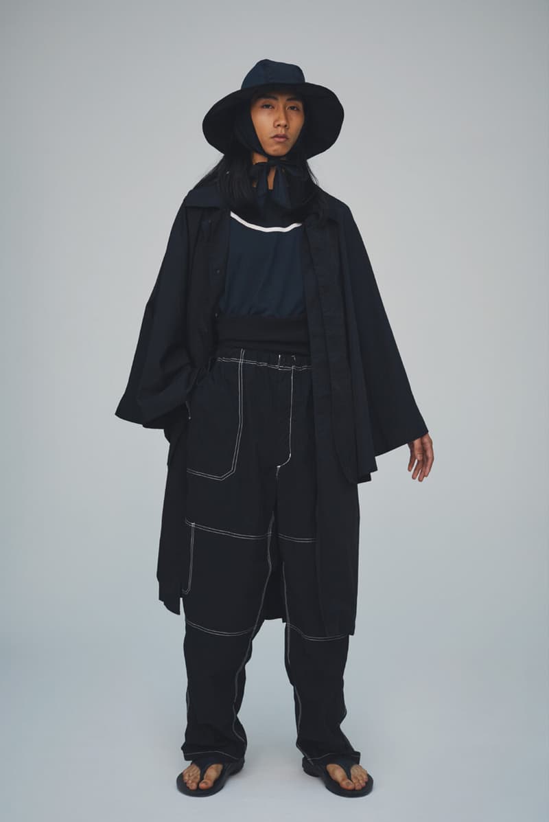 Sasquatchfabrix Spring Summer 2020 Collection lookbook traditional japanese garments wonder worker guerilla design studio Daisuke Yokoyama streetwear kaneai noragi seasonal