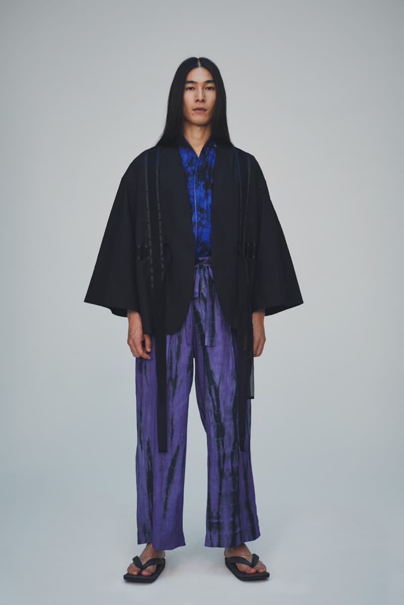 Sasquatchfabrix Spring Summer 2020 Collection lookbook traditional japanese garments wonder worker guerilla design studio Daisuke Yokoyama streetwear kaneai noragi seasonal