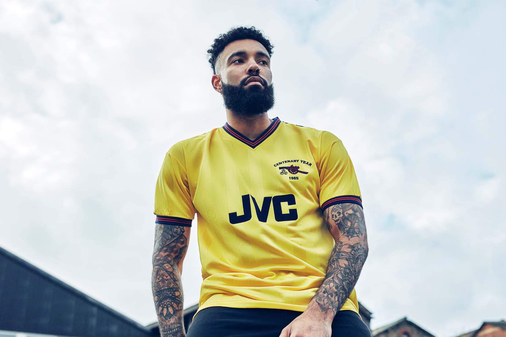 Arsenal Away 2019/2020 Bruised Banana Jersey, Men's Fashion