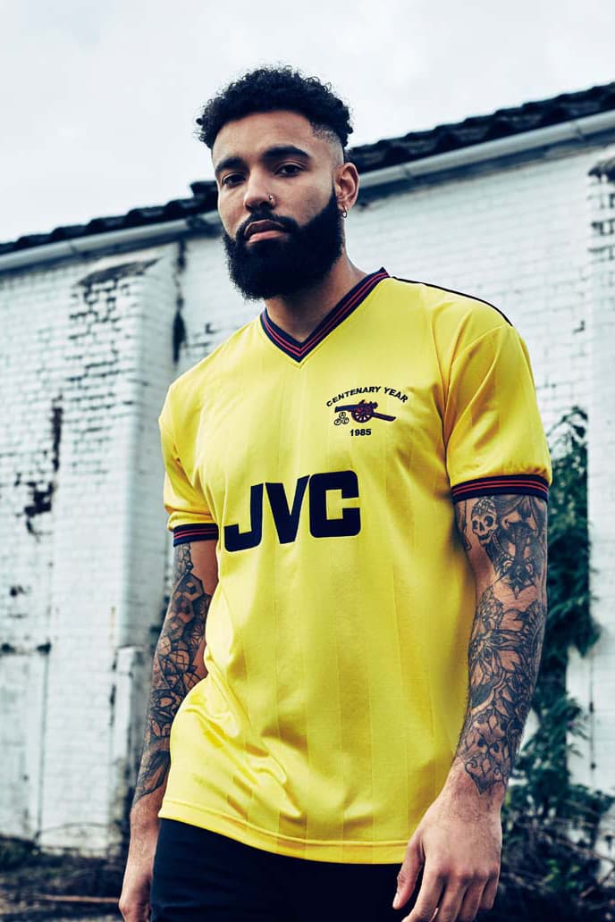 Score Draw Arsenal Kit Collection football soccer jerseys the gunners retro jvc red white bruised banana lookbooks