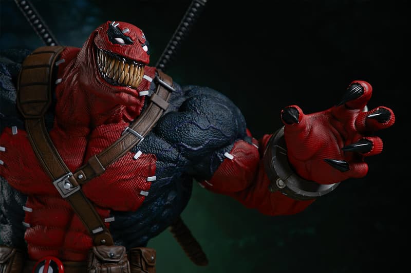 sideshow collectibles 40 inch statue marvel contest of champions venom deadpool venompool toy Release info Date Buy Price